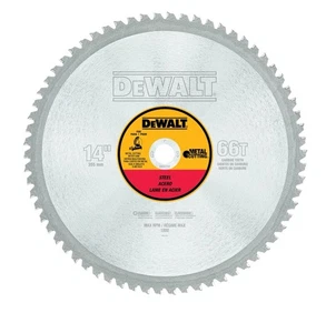 DeWalt DWA7747 Metal Cutting Saw Blade 66T 14" Diameter 1" Arbor 1800 RPM! - Picture 1 of 3