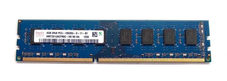 Memory Module Hynix HMT351U6CFR8C-H9 4 GB Memory Module - 2Rx8 PC3-10600U - CL9 - Image 1 of 1