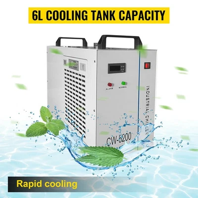 Enfriador de agua industrial máquina de grabado láser enfriador refrigeración por termólisis Foto 1 de 4