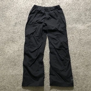 REI Rain Pants Kids Small 8 Black Waterproof Windproof Outdoor Hiking Adjustable - Picture 1 of 9