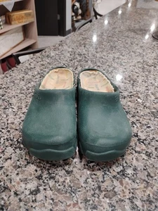 Birki's Birkenstock Größe USA 6 grün Gummi Clogs rutschfest Damen - Bild 1 von 9
