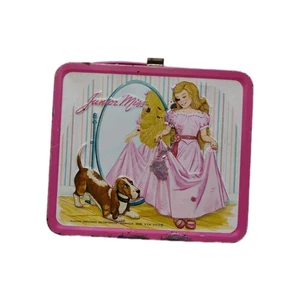 VINTAGE 1978 ALADDIN JUNIOR MISS GIRL HUND BROTDOSE - Bild 1 von 10