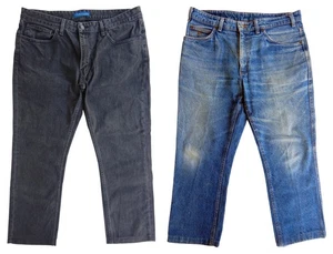 RM Williams Australia Men's Black Blue Cotton Denim Pants Jeans x 2 - Size W36 - Bild 1 von 24