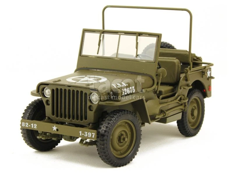 Willys Jeep US Army 1944 - WELLY 1/18 - Image 1 of 1