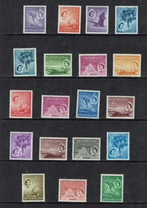 Seychelles: 1954, Queen Elizabeth II Definitive Set, Mint Hinged / MNH. - Picture 1 of 2