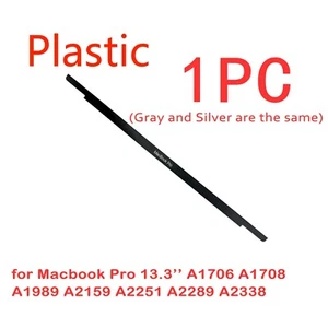 Front Plastic Bezel Logo Strip Trim Cover per MacBook Pro 13 A2338 A1706 A1708 - Foto 1 di 5