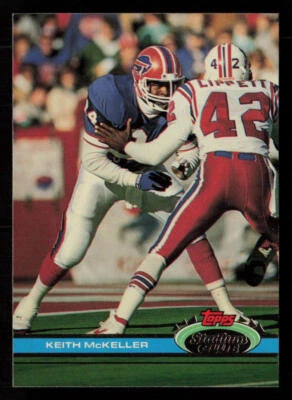 1991 Stadium Club #452 Keith McKeller Buffalo Bills Football Card - Image 1 of 2