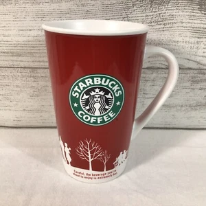 Taza de café Starbucks 2006 Holiday Tall To Go roja verde 16 oz - Imagen 1 de 6