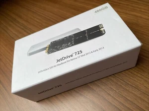 Transcend JetDrive 725 480 GB - SATA 6Gb/s SSD MacBook 2012-2013 - in OVP - Bild 1 von 3
