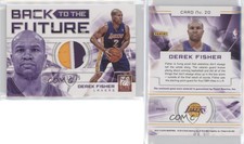 2012-13 Elite Back to the Future Materials Prime /25 Derek Fisher #20