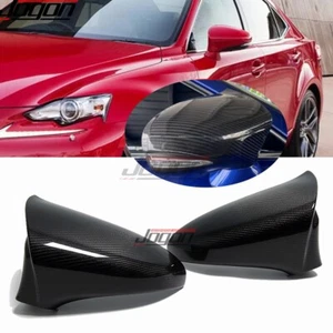 Carbon Replace Side Mirror Covers For Lexus IS250 IS300 350 F Sport 2014 2015-18 - Picture 1 of 11