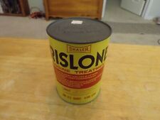 Vintage Shaler Rislone Engine Treatment Full 1 Qt Motor Oil Cans Very Clean 