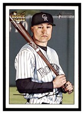 2007 Bowman Heritage #220 JEFF BAKER Colorado Rockies