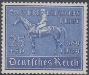 ALEMANIA Sc # B144.1 SIN MONTAR O NUNCA MONTADA - 70a ANN del DERBI ALEMÁN - Imagen 1 de 1