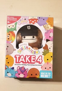 ¿Qué memes? Juego de 4 cartas Squishmallows Take y peluche exclusivo de Benny - Imagen 1 de 3