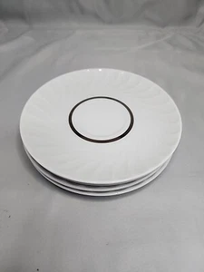 Elegance Platinum Inner Ring by PRINCESS 6" Saucer Set Of 4 - Picture 1 of 5