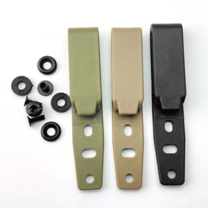 Clip da cintura morsetto in vita con vite per KYDEX FONDINA IWB custodia accessori fai da te esterni - Foto 1 di 11
