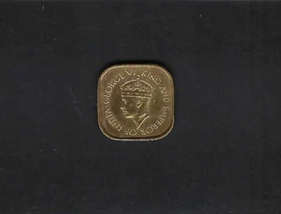 1944  CEYLAN-   GEORGE VI    COIN   FIVE CENTS - Image 1 of 2