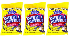 Dubble Bubble Gum 3.25 Ounce Bag (Pack of 3) – Individually Wrapped Sugar Free - Picture 1 of 12