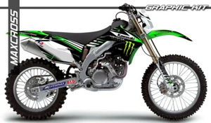 KAWASAKI KLX450R 2007 - 2023 MAXCROSS GRAPHICS KIT DECAL FULL Sticker MONS4 - Picture 1 of 4