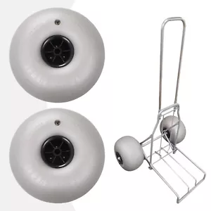 2 Stück 16 Zoll Ballonrad Strand Sand Reifen Ersatz für Kajak Dolly Wagen Buggy - Bild 1 von 12