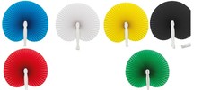 50 VENTAGLI VENTAGLIO COLORATI COLORI A SCELTA PIEGHEVOLI