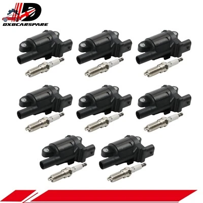 8 ignition coil+ Iridium Spark Plug for 2014-2018 Chevrolet Silverado 1500 UF742 - Imagem 1 de 4