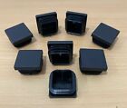 25x25MM Black End Caps/Bungs Thermoplastic (set of 4)
