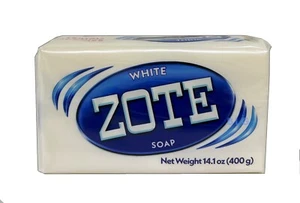 Zote White Laundry Soap Washing Clothes Detergent Kitchen Jabon Blanco 14oz Bars - Picture 1 of 7