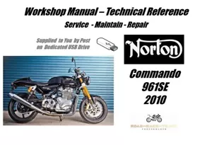 Norton Commando 961SE Manuale Officina Riparazione Servizio USB 2010 - Foto 1 di 11