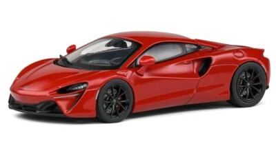 MODELLINO AUTO STATICO SOLIDO MCLAREN ARTURA 2021 ROSSO MODELLISMO SCALA 1:43 - Immagine 1 di 2