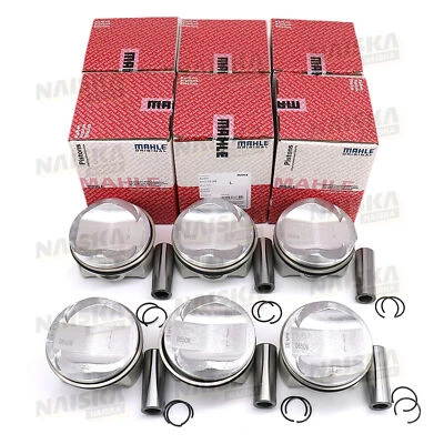 Juego de 6 pistones y anillos MAHLE Φ84,76mm +0,25 para AUDI S4 S5 A6 A7 A8 Q7 3,0 TFSI Foto 1 de 4