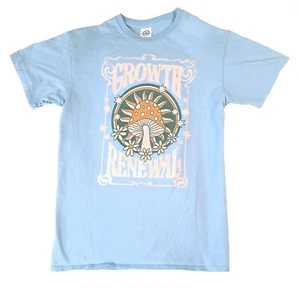 GROWTH RENEWAL - MAGIC MUSHROOMS - Unisex Adult Short Sleeve T-Shirt Size: M - Picture 1 of 5