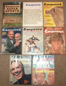 Lot of 8 1970's Esquire Magazines - 1974, 1975, 1977 & 1978 - 1974 Super Sport - Picture 1 of 8