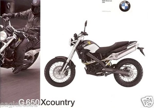 Motorcycle Brochure - BMW - G 650 Xcountry - 2007 (DC354) - Bild 1 von 1