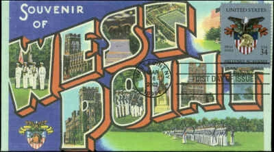 US FDC #3560 H & M #1 Cachet West Point, NY  #6 of 10 - Image 1 of 2
