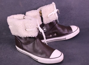 Converse All Star Andover Hi Chucks Leder braun Gr. 38 Boots Stiefel BC1810 - Bild 1 von 11