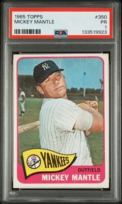 1965 Topps - Mickey Mantle #350 - Image 1 of 2