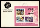 DR WHO 1970 HONDURAS FDC SPACE APOLLO 13 OVPT S/S LR93125