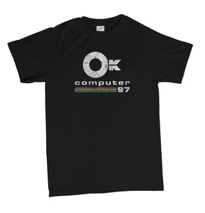 RADIOHEAD OK Computer Inspired T-Shirt, schwarz oder weiß - Bild 1 von 5
