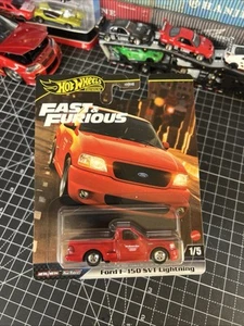Hot Wheels - Premium - Fast & Furious - Red FORD F-150 SVT LIGHTNING - Picture 1 of 4