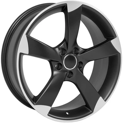 Rueda negra satinada y mecanizada 19x8,5 para Volkswagen CC 2009-2017 - RVO0705 Foto 1 de 3