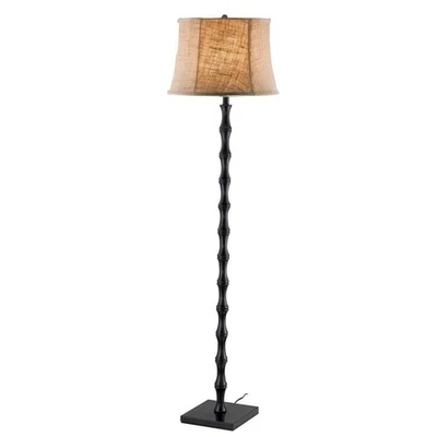 Adesso Stratton 62 in. Black Floor Lamp - Image 1 of 4