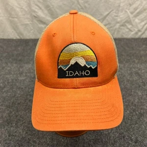 The Classics Idaho Mountain Patch Snapback Cap Erwachsene verstellbar orange Mesh Mütze - Bild 1 von 10