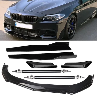 Front Bumper Lip Spoiler Splitter Side Skirt Rear Lip For BMW F10 535i 528i 550i - Image 1 of 4