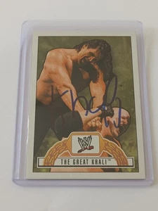 Topps WWE Heritage 2007 The Great Khali Signed Card. - Picture 1 of 2