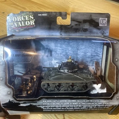 Forces of Valor U.S M4A1 Sherman Tank Diecast 1:72 Model  - Image 1 of 4