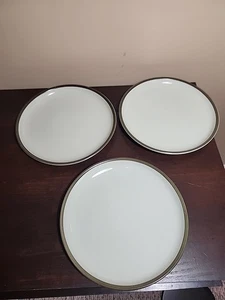 DENBY-LANGLEY Camelot Dunkelgrün Steinzeug 3er Set Speiseteller 10 1/8" - Bild 1 von 12