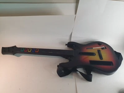 Guitar Hero Sunburst Guitar Nintendo Wii Red Octane 95455.805  - Image 1 of 4