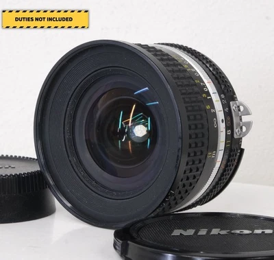 [Almost MINT] Nikon Ai-S Ais Nikkor 20mm F/2.8 SLR MF Wide Angle Lens From JAPAN - Image 1 of 4